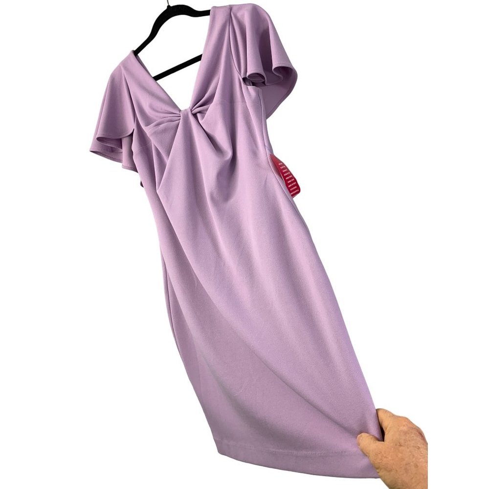 Belle Badgley Mischka Size 8 M Dress Capelette Spring Easter NWT 6619 Lavender
